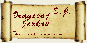 Dragivoj Jerkov vizit kartica